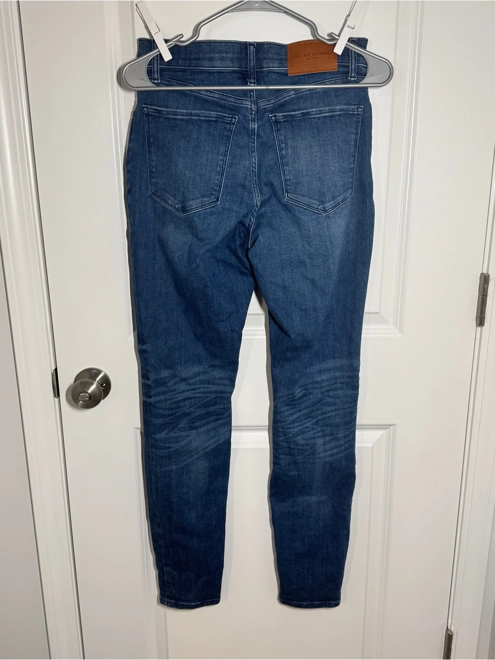 Lucky Brand Dark Blue High-Rise Skinny Jeans